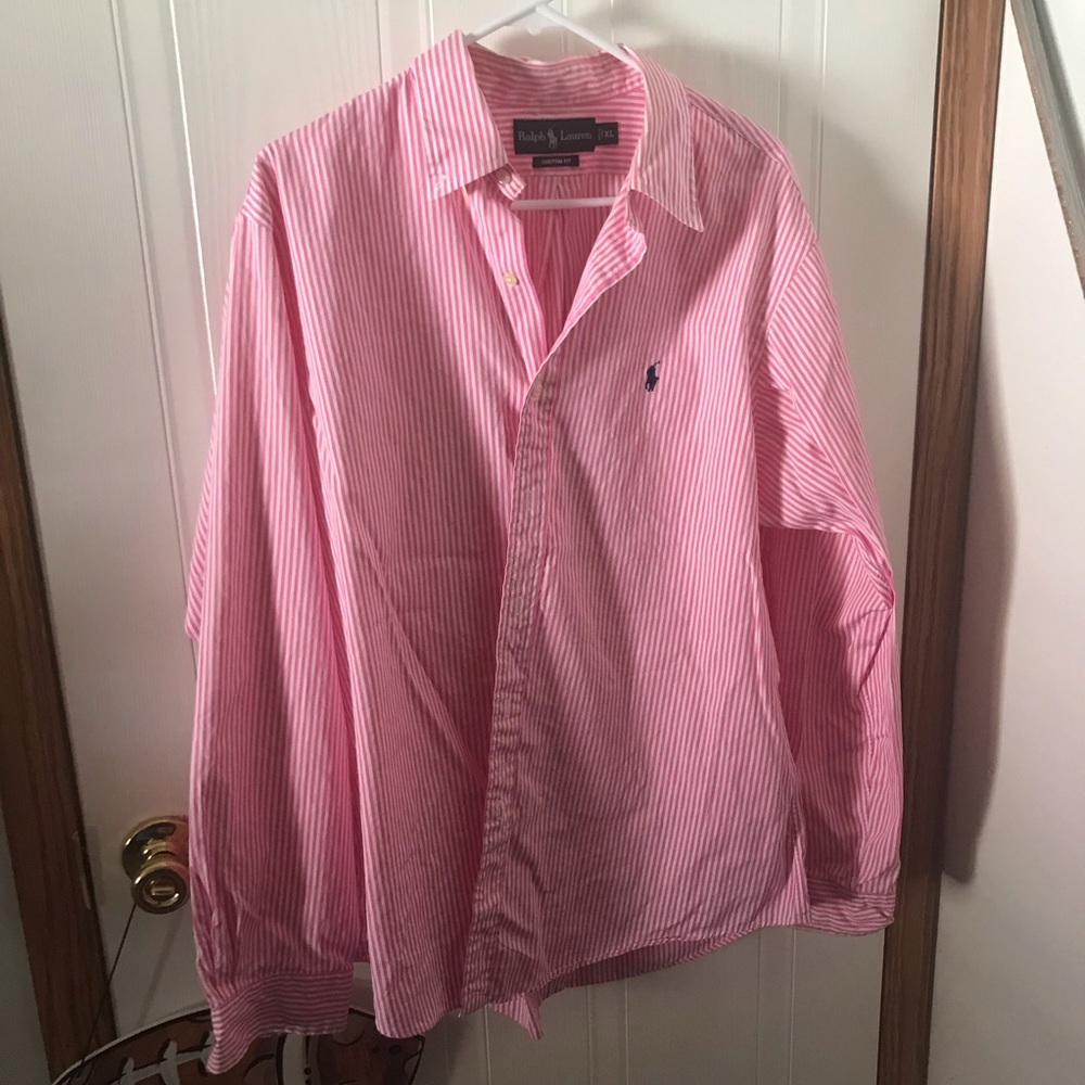 Pink Striped polo
